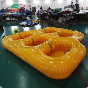 <span class=keywords><strong>Bateau</strong></span> gonflable de beignet de tube de ski remorquable de l'eau gonflable de <span class=keywords><strong>5</strong></span> <span class=keywords><strong>places</strong></span> pour des sports nautiques - Product Image 1