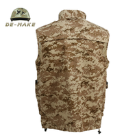 Personnalisé toile pêche randonnée journaliste chasse caméra homme gilet hommes Multi poches gilet gilet