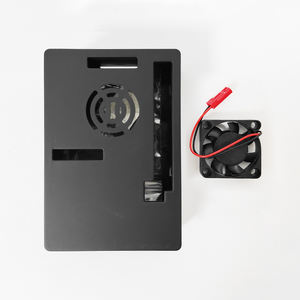 Caja de carcasa protectora de ABS montable con ventilador para Raspberry <span class=keywords><strong>Pi</strong></span> 3B/3B + accesorios electrónicos - Product Image 2