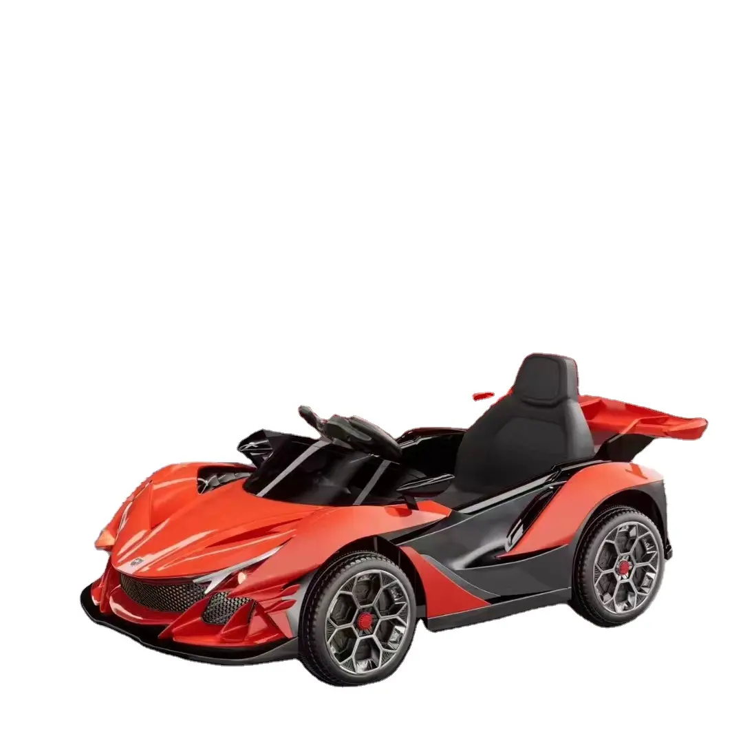 新しいデザイン12V電動ベビーライドオンカースポーツレーシングスーパーカー子供運転おもちゃの車