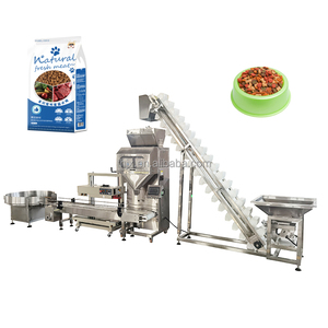 Định lượng tuyến tính định lượng 100g 200G 500G 1kg 2kg hạt yến mạch đường trọng lượng điền đóng gói nhiệt niêm phong máy với băng tải xô - Product Image 4