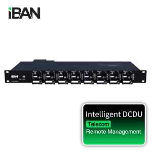 IBAN POWER Smart DC DU 125A ชุดจ่ายไฟ DC สำหรับโทรคมนาคม IP20 เหล็กชุบสังกะสี ขนาด 9 นิ้ว 48V DC PDU สำหรับสถานีฐานภายนอกอาคาร - Product Image 3
