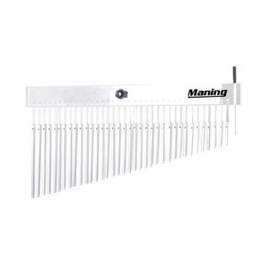 กระดิ่งลมทำจากไม้68แถวโลหะผสมอลูมิเนียมสีเงิน - Product Image 5