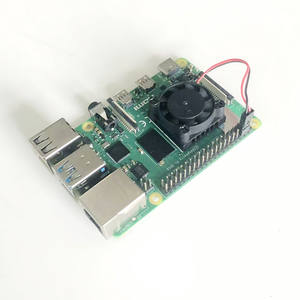 Modul Kipas Pendingin AIsmartlink untuk Raspberry <span class=keywords><strong>Pi</strong></span> 3B+ 4B, Kit Kipas 2507 dengan Thermal Pad Biru - Product Image 3