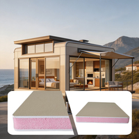Construction de murs extérieurs de maisons mobiles modulaires, certifiées CE, panneaux d'isolation en fibre de verre XPS à faible conductivité thermique, panneaux en nid d'abeilles