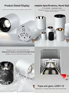 Lámpara Colgante LED de Alta Potencia Golden de 140 mm, 40W/50W, con Certificación ETL, Cable de Suspensión de 1 m, 5CCT, Regulable, 4500LM, IP65, CRI92, Protección Ocular, Clasificación IC - Product Image 4