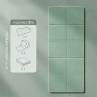 Tapis de yoga pliable 50000 plis, résistant aux fissures, en mousse multicouche, pour le yoga et le fitness