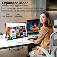 Monitor Portátil de Vidrio Plano FHD 1080P de 18.5 Pulgadas, Táctil Capacitivo IPS, Superficie sin Costuras, VESA para Negocios Comerciales, OEM, ODM