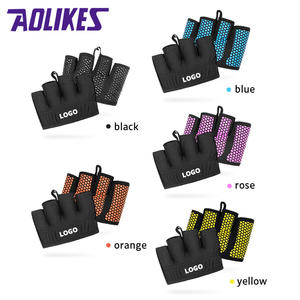 Aolikes # C-111 spor Fitness parmak koruyucu destek basketbol spor sarar parmak eldiven yarım parmak eldiven dört parmak eldiven - Product Image 6