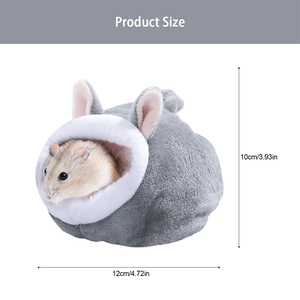 SUREWALHOME Mini letto criceto, caldo <span class=keywords><strong>invernale</strong></span> cuccia per animali nido appeso, borsa ibernazione casa Pet caldo cappotto <span class=keywords><strong>invernale</strong></span> criceto - Product Image 2