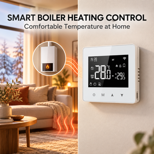 Termostato Inteligente Tuya WiFi Zigbee para Caldera de Gas y Calefacción de Agua, Control Remoto por Aplicación, Pantalla Táctil, Control de Temperatura Ambiente, Venta al Por Mayor - Product Image 5