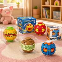 Hamburger Fruit Multi-Style Fidget Spinner Bal Drukknop Draaiende Gyro Stressverlichtende Speelgoed voor Volwassenen Kinderen Kantoor Bureau Vingermassage