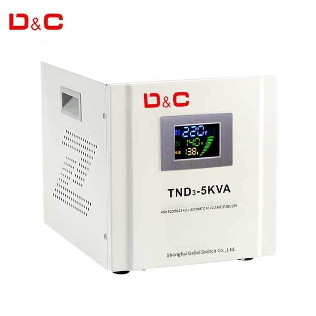 500W 1500VA 2KVA 3000W 110V Electrical Stabilizer for Domestic Use Mini Ac Automatic Power Voltage Regulator Stabilizer TND/SVC