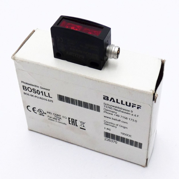 1 Brand New Original Item Plc Bos01ll Bos 6k-pu-rd10-s75 Light Switch -unused/original Packaging- for Product Plc