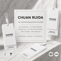 Etiquetas Colgantes Personalizadas de Tela ZX, Etiqueta de Papel Estilo Tejido para Zapatos y Ropa, Solución de Empaque Premium, Recicladas, Grabadas y Laminadas