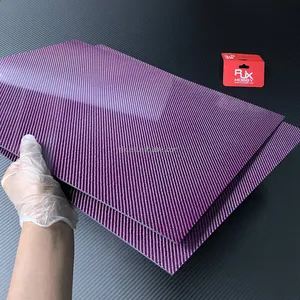 RJX Top quality carbon fiber cnc plate color carbon fiber sheet