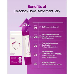 Suplemento Dietético de Gelatina con Semillas de Chía Sabor Uva, Polidextrosa y Fructo-Oligosacáridos para el Apoyo de la Salud Intestinal y el Movimiento Intestinal - Product Image 4