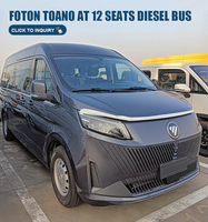 Mini-fourgonnette FOTON TOANO gris foncé 12 places, conduite à gauche, manuelle, diesel Euro 4, bus urbain, 3200 kg de charge utile, 111-130 km/h, réservoir de carburant 200 L