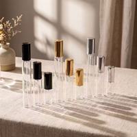 Flacon pulvérisateur en verre de 5 ml, 10 ml, 15 ml pour échantillon de parfum, kit de voyage, atomiseur miniature rechargeable, flacon vide, coffret cadeau