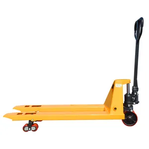 Multi-função Mão Pallet Truck Com Sistema de Freio 2200lbs 4400lbs 5500lbs Capacity Manual Pallet Truck