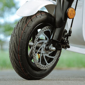 Scooter électrique pour animaux de compagnie avec moteur arrière à 3 vitesses, cadre en acier au design excellent, guidon pliable, pour chiens de petite à moyenne taille, 48V 400W - Product Image 5