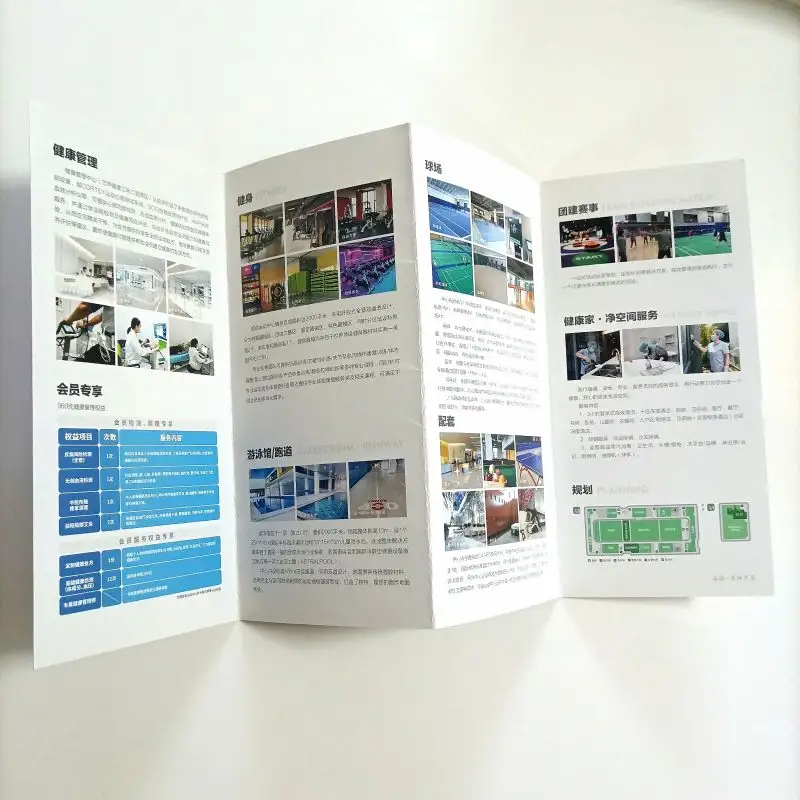 Tùy chỉnh quảng cáo in ấn Brochure 4 màu bù đắp tập sách in ấn Tuyên Truyền in ấn Tạp Chí