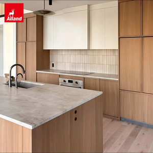 Alland Tam Set MDF Premium Wabisabi Özel Ölçüye Kesilmiş Melamin Mutfak Evolution Meşe Kaplama Ahşap Mutfak Dolapları - Product Image 1