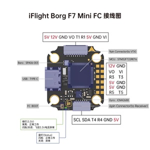 IFlight Borg Mini F7 Stack 4-8S Contrôleur de vol 60A ESC Brushless Intégré ELRS 2.4G 20x20 <span class=keywords><strong>FPV</strong></span> Fly Tower <span class=keywords><strong>pour</strong></span> <span class=keywords><strong>Drone</strong></span> RC - Product Image 6