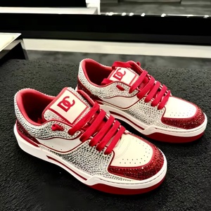 Zapatos de Diseñador de Alta Gama con Diamantes, Zapatillas de Moda para Mujer, Transpirables y Cómodas, Zapatos Casuales de Estilo Masculino para Caminar - Product Image 1