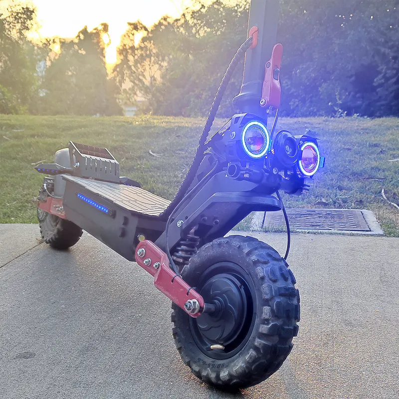 Potente motor dual scooter e 2000W 11 polegadas grande pneu off road dobrar scooter elétrico para adulto