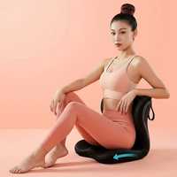 Coussin de siège ergonomique en mousse à mémoire de forme avec dossier réglable, support lombaire pour chaise de sol, entraîneur de position assise, forme incurvée, amovible