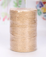 Corde en Jute naturelle de m, String fin pour emballage de boîte cadeau, décoration de jardinage, DIY
