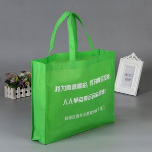 Paquete de 10 Bolsas de Compra Reutilizables Ecológicas de Tela No Tejida con Asas - Product Image 4