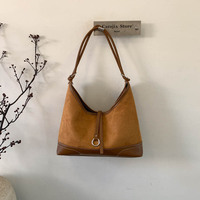 Nouveau design, logo personnalisé, sac à main pour femmes de haute qualité, sac à bandoulière pour femmes, en PU, daim, polyester, simple