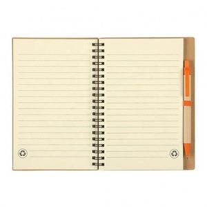 Cuaderno Steno con Portaplumas, Bloc de Notas con Espiral para Escribir, Cubierta de Papel Kraft, Cuadernos Pequeños de Bolsillo - Product Image 3