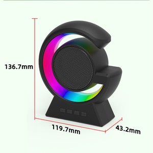 Nueva llegada Promoción Regalo Mini G Altavoz inalámbrico portátil con bajo TWS RGB Luz Alta calidad Precio de fábrica - Product Image 3