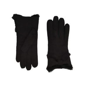 Gants en cuir pour hommes et femmes, chaud, en fourrure d'agneau, classique, de conduite, en cuir, à la mode, avec Logo personnalisé - Product Image 5