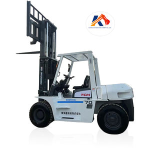 Chariot élévateur TCM FD70Z8 d'occasion à vendre, bon prix, 7 tonnes, avec déplaceur latéral, FD70 FD30, capacité de levage 7T. - Product Image 1