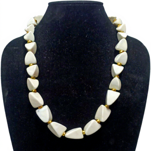 Resin Chunky Beaded <b>Necklace</b> for Women Fashion Handmade Minimalistic Modern <b>Statement</b> Jewelry Accessories - Product Image 1