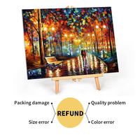 Peinture par numéros DIY sur toile, peinture personnalisée, kit de peinture numérique pour enfant
