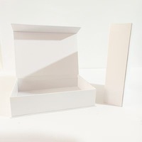Boîte en carton avec logo imprimé personnalisé, emballage de luxe, emballage pliable recyclable avec aimant, boîte cadeau, boîte magnétique en papier