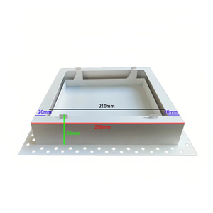 Diffuseur d'air encastré en aluminium, design <span class=keywords><strong>rectangulaire</strong></span> moderne, <span class=keywords><strong>grille</strong></span> de <span class=keywords><strong>ventilation</strong></span> pour salle de bain - Product Image 3