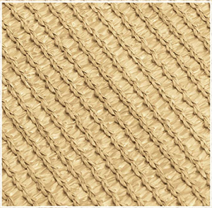 Dayanıklı HDPE Güneşlik Filesi %80 %95 Gölgelendirme Oranı Bahçe İçin 300gsm 320gsm 3*50m Kamp Örtüsü Bej Renkli Açık Hava Güneşlik Tentesi - Product Image 5