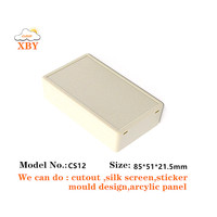86*51*22mm Petits boîtiers en plastique pour le bricolage Boîte de projet électronique ABS Boîtier de bricolage CS12 Boîte de jonction pour l'électronique