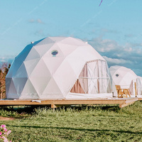 Tente 4 saisons tente de réception d'hôtel de luxe glamming deserto geodesic dom tent