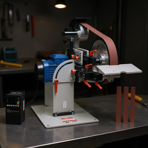 Meuleuse à bande 72 x 2 pouces avec contrôle de vitesse variable VFD pour le polissage, outil électrique de qualité professionnelle - Product Image 2