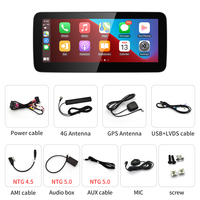 Lecteur multimédia automobile CNSTWE Qualcomm 665 10,25 pouces Android 14, Android Auto sans fil, Apple CarPlay, lecteur CD pour tableau de bord
