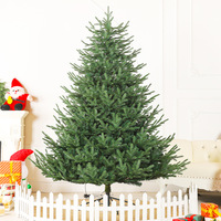 Décoration de Noël de luxe automatique en PE/PVC mélangé, ignifuge et lumineuse, pour aménagement de scène, modèle chinois 3-YFN-144H