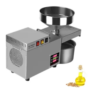 Home used screw cold coconut oil press combined oil press machine oil mill