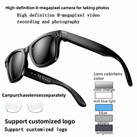Gafas Inteligentes HD 800w con Cámara, IA para Grabación de Video, Traducción por IA, WIFI, Antivibración, Control Táctil y por Botones